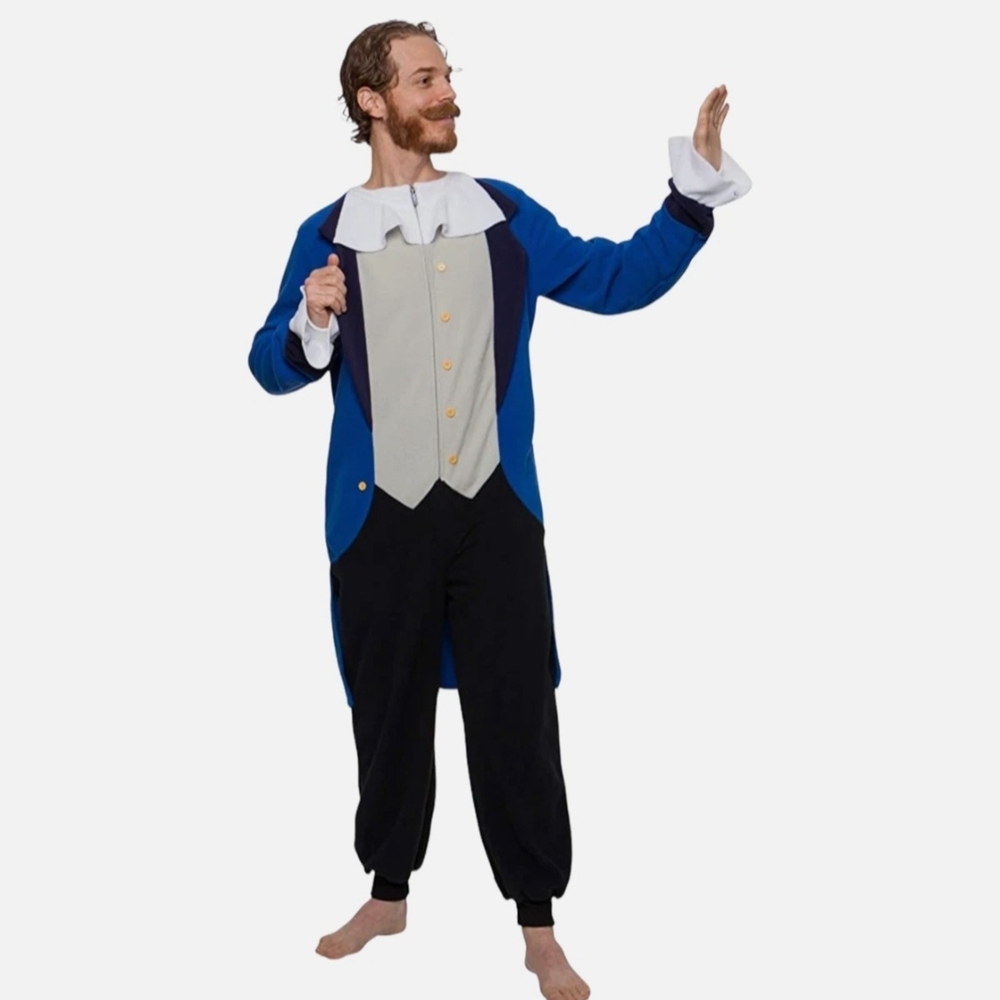 Funziez Blue and Black Colonial Pajama